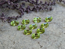 Load image into Gallery viewer, Peridot Rectangle Cushion Baguette Facets - 3.5x5.5mm
