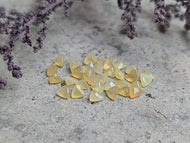 Yellow Opal Trillion Facets - 3mm
