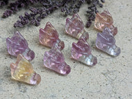 Fluorite Mini Carving - Dragon Skull