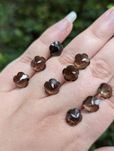 Load image into Gallery viewer, Smoky Quartz Domed Flower Facets - 10mm
