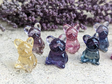 Load image into Gallery viewer, Fluorite Mini Carving - French Bulldog
