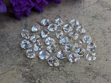 Load image into Gallery viewer, White Topaz Teardrop Facets - 4x5mm
