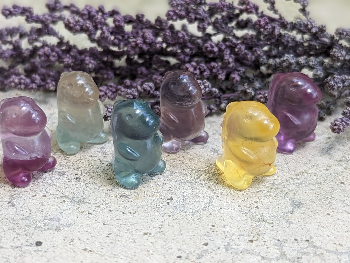 Fluorite Mini Carving - Tyrannosaurus Rex