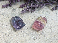 Fluorite Mini Carving - Cicada