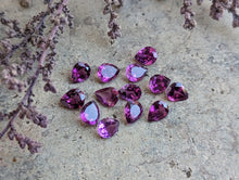 Load image into Gallery viewer, Umbalite (Purple Garnet) Teardrop Facets - 4x5mm
