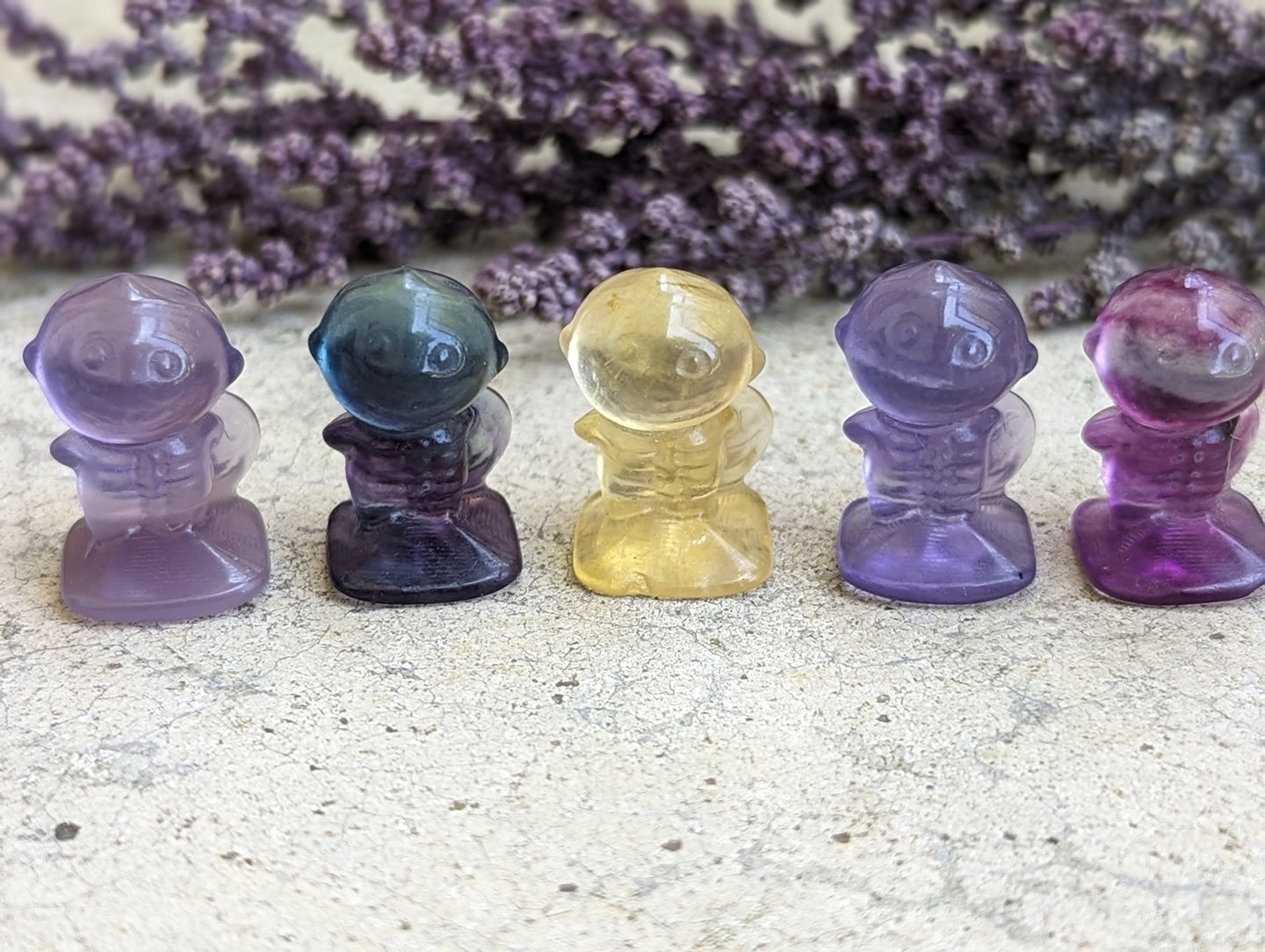 Fluorite Mini Carving - Barrel (The Nightmare Before Christmas)