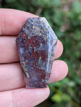 Load image into Gallery viewer, Scenic Red Moss Agate Coffin Cabochons
