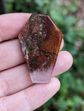 Load image into Gallery viewer, Scenic Red Moss Agate Coffin Cabochons
