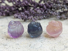 Load image into Gallery viewer, Fluorite Mini Carving - Roses
