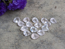 Load image into Gallery viewer, Rose Quartz Teardrop Facets - 5x7mm
