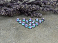 Mystic Quartz Round Facets - 3mm