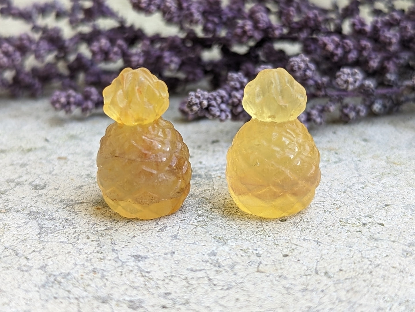 Fluorite Mini Carving - Pineapple