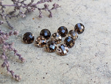 Load image into Gallery viewer, Smoky Quartz Rose Cut Round Facets - 6mm
