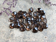 Smoky Quartz Rose Cut Cushion (Square) Facets - 6mm