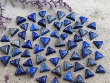 Load image into Gallery viewer, Lapis Lazuli Triangle Cabochons
