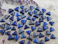 Clearance Lapis Lazuli Triangle Cabochons