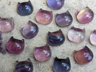 Fluorite Cat Head Cabochon