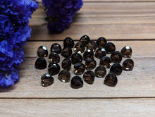 Load image into Gallery viewer, Smoky Quartz Wide Teardrop Facets - 8mm
