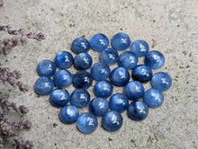 Load image into Gallery viewer, Kyanite Round Cabochons (Blue) - 6mm
