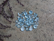 Load image into Gallery viewer, Sky Blue Topaz Round Facets - 5mm
