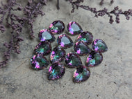 Mystic Quartz Teardrop Facets - 8x10mm