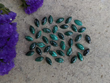 Load image into Gallery viewer, Malachite Marquise Cabochons - 5x10mm
