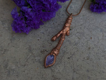 Load image into Gallery viewer, Amethyst Real Twig Pendant
