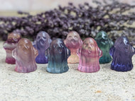 Fluorite Mini Carving - Ghost