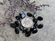 Load image into Gallery viewer, Black Jade Oval Facets - 7x9mm
