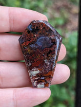 Load image into Gallery viewer, Scenic Red Moss Agate Coffin Cabochons
