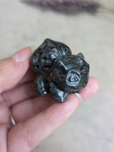 Load image into Gallery viewer, Larvikite Bulbasaur Pokemon Carving
