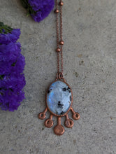 Load image into Gallery viewer, Moonstone Moon Phase Pendant
