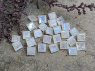 Moonstone Square Facets - 6mm