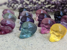 Load image into Gallery viewer, Fluorite Mini Carving - Skulls
