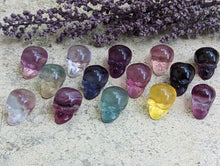 Load image into Gallery viewer, Fluorite Mini Carving - Skulls
