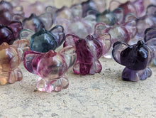 Load image into Gallery viewer, Fluorite Mini Carving - Stitch
