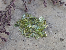 Load image into Gallery viewer, Peridot Baguette (Rectangle) Facets - 2x4mm
