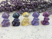 Load image into Gallery viewer, Fluorite Mini Carving - Barrel (The Nightmare Before Christmas)
