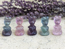 Load image into Gallery viewer, Fluorite Mini Carving - Lock (The Nightmare Before Christmas)
