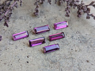 Umbalite (Purple Garnet) Baguette Facets - 3x8mm