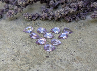 Amethyst Teardrop Facets - 3x5mm