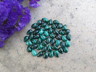 Malachite Teardrop Cabochons - 6x8mm