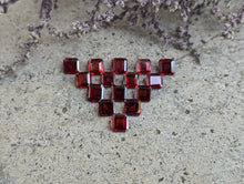 Load image into Gallery viewer, Garnet Octagon Facets - 4mm
