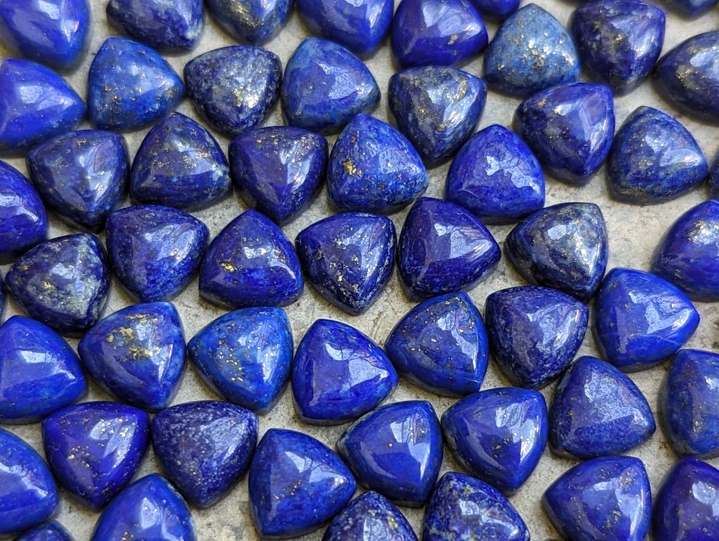 Lapis Lazuli Trillion Cabochons - 8mm