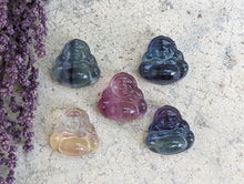 Load image into Gallery viewer, Fluorite Mini Carving - Buddha
