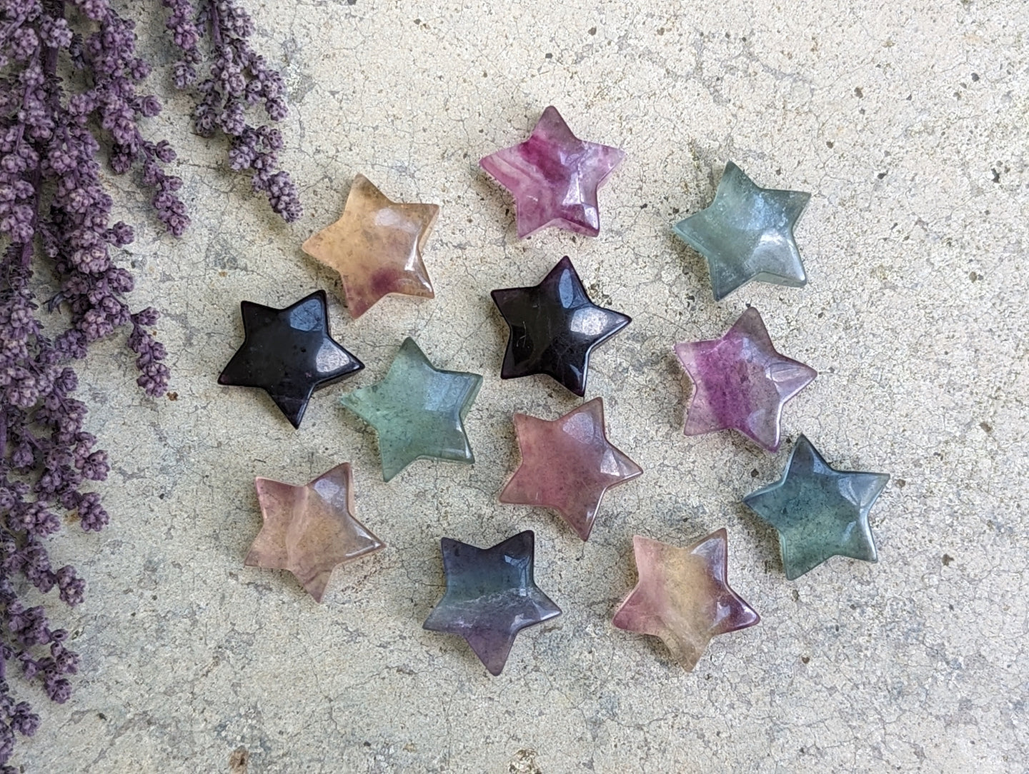 Fluorite Mini Carving - Star