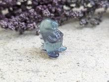 Load image into Gallery viewer, Fluorite Mini Carving - Godzilla

