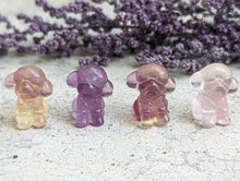 Load image into Gallery viewer, Fluorite Mini Carving - Toy Poodle
