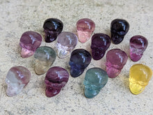 Load image into Gallery viewer, Fluorite Mini Carving - Skulls
