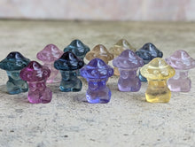 Load image into Gallery viewer, Fluorite Mini Carving - Mushroom Lady
